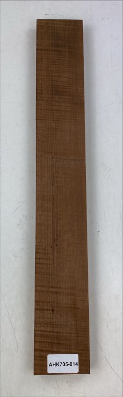 Hals Ahorn, kanadisch, geflammt "Caramel" 730x102x43mm - Einzelstück #014